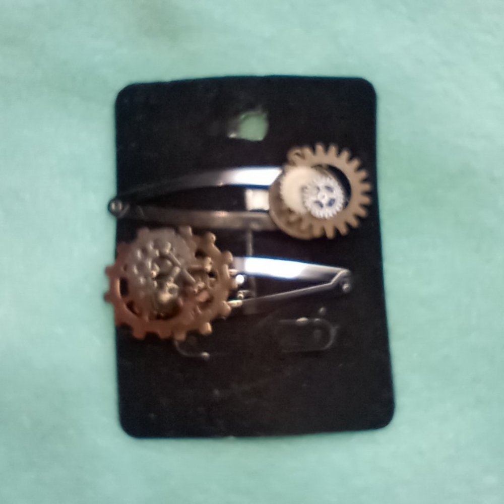 Steampunk Hair Clips